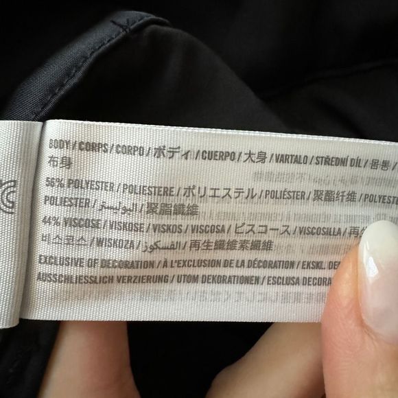 Abercrombie & Fitch Satin Tailored Wide Leg Pant 31 | 12 - Picture 10 of 10